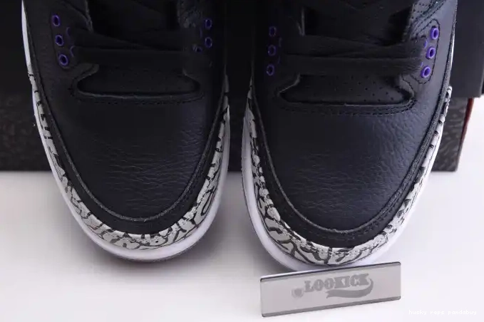 Cheap Husky Jordan Purple CT8532-050 3 Air Court Black Retro 0516
